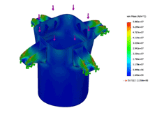 SOLIDWORKSを用いた有限要素法(FEM)による強度解析